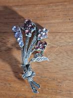 Art deco zilveren broche., Sieraden, Tassen en Uiterlijk, Broches, Ophalen of Verzenden, Zo goed als nieuw, X, Zilver