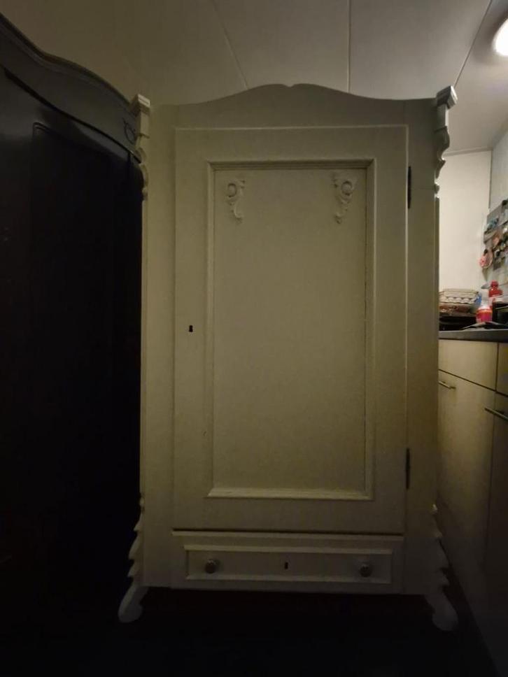 Antieke Kast - 1 meter breed, 1.80 hoog, Huis en Inrichting, Kasten | Kledingkasten, Gebruikt, 150 tot 200 cm, 100 tot 150 cm