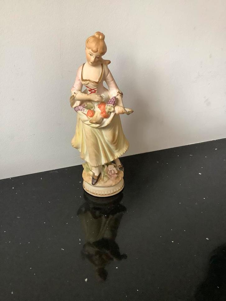 Brocante biscuit beeldje fifties/sixties, Antiek en Kunst, Curiosa en Brocante, Ophalen of Verzenden