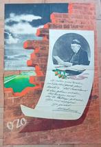 Affiche - Wilhelmina 2 - 1945 -46 / Bevrijding, Ophalen of Verzenden, Overige soorten, Nederland, Foto of Poster