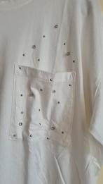 Wit shirt met een glinster detail, maat XL, Kleding | Dames, T-shirts, C&A, Ophalen of Verzenden, Wit, Zo goed als nieuw