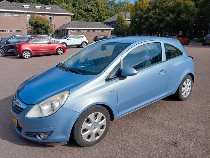 Opel Corsa 1.2 16V 3D WR 2008 Blauw, Auto's, Opel, Corsa, ABS, Airbags, Airconditioning, Boordcomputer, Centrale vergrendeling