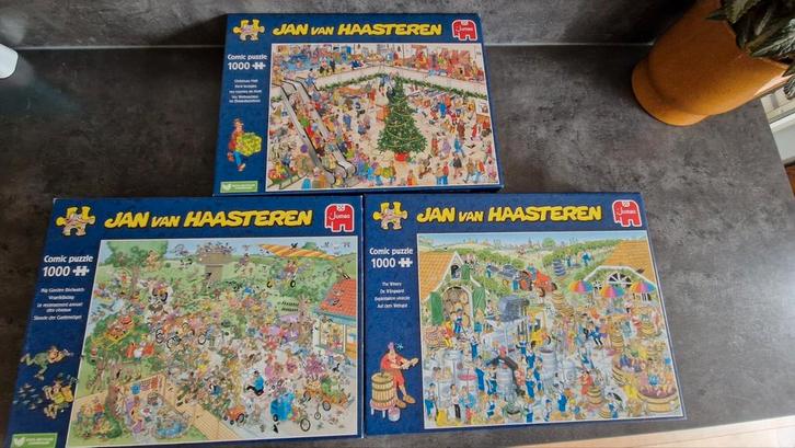 Diverse Jan van Haasteren puzzels 1000, 2000 en 950 stukjes, Hobby en Vrije tijd, Denksport en Puzzels, Gebruikt, 500 t/m 1500 stukjes