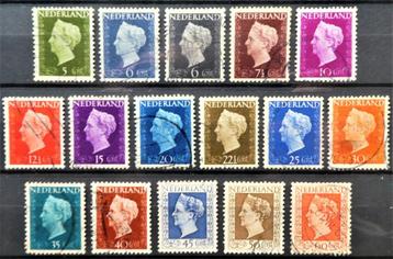 1947 Wilhelmina 474-489 gebruikt (Z21) beschikbaar voor biedingen