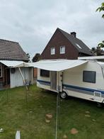 Zonneluifel voor caravan, Ophalen