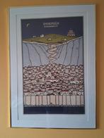 Fotolijst wissellijst 70x100 cm goud, Ophalen, Zo goed als nieuw