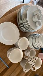 Wit servies van Ikea en overig, Ophalen of Verzenden, Porselein, Overige stijlen, Bord(en)