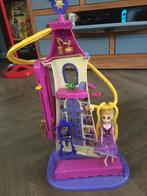 Barbie Rapunzel Zwierende lokken Kasteel, Ophalen of Verzenden, Zo goed als nieuw, Barbie