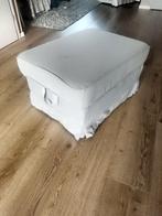 Ikea Ektorp hocker voetbank., Huis en Inrichting, Banken | Voetenbanken en Poefen, Ophalen, 75 tot 100 cm, Zo goed als nieuw, Stof