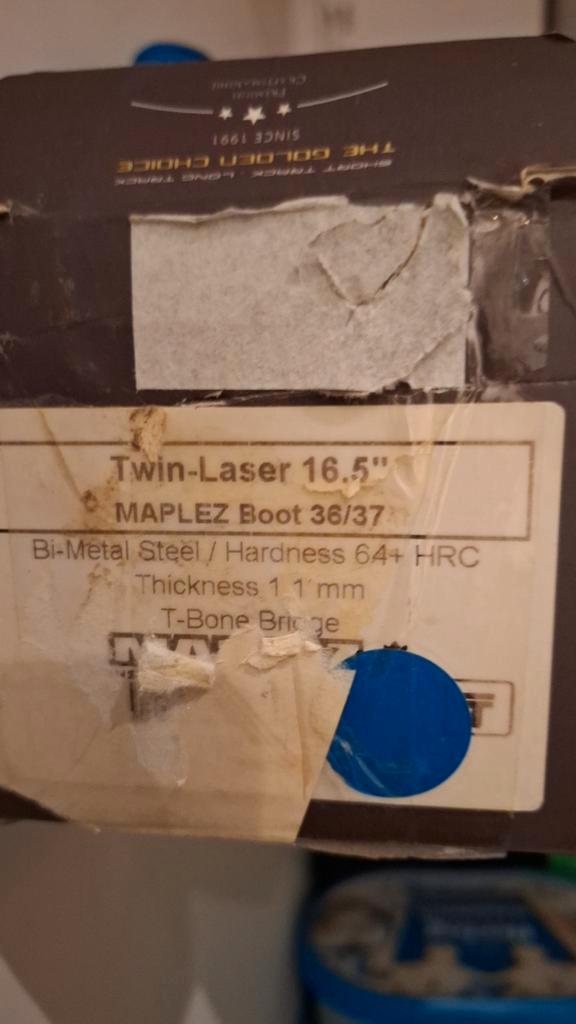 Maple Yzers - Twin-Laser 16.5" - Maat 36/37, Sport en Fitness, Schaatsen, Ophalen of Verzenden