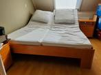 Tweepersoons bed 160 x 200 incl nachtkastjes.  Matrssen vrij, Huis en Inrichting, Slaapkamer | Bedden, Ophalen, Verstelbaar, Tweepersoons