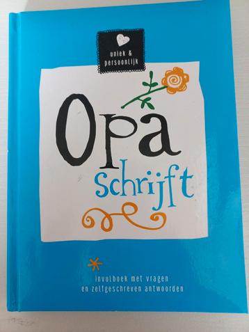 Opa Schrijft - Invulboek voor Opa - Nieuw beschikbaar voor biedingen