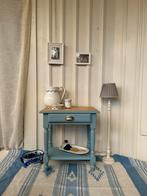 Gerestyled nachtkastje lichtblauw door Decozusjes, Huis en Inrichting, Nieuw, 55 tot 70 cm, Ophalen of Verzenden, Hout