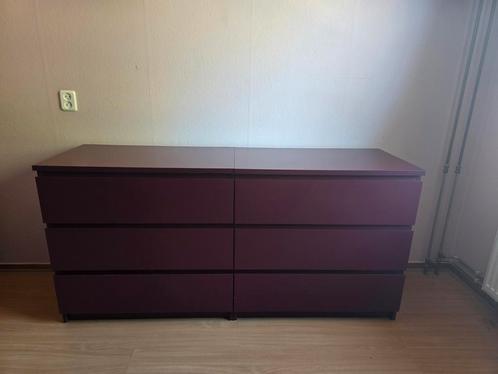 malm ikea 3 ladenkast 2 stuks, Huis en Inrichting, Kasten | Ladekasten, Gebruikt, Minder dan 100 cm, 25 tot 50 cm, Ophalen