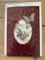 3d geborduurde kaarten met kraaltjes 26 - 50, Hobby en Vrije tijd, Kaarten | Zelfgemaakt, Ophalen of Verzenden, Nieuw, Overige thema's