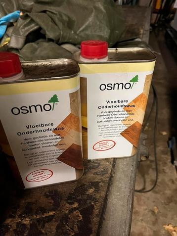 onderhoudsolie o.a. wit houtenvloer parket Floorservice Osmo beschikbaar voor biedingen