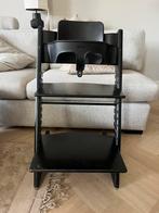 Trip trap kinderstoel zwart (oud model), Kinderen en Baby's, Kinderstoelen, Ophalen, Gebruikt, Meegroeistoel