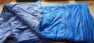 Slaapzak Lowland Outdoor 160 x 70 blauw katoen beschikbaar voor biedingen