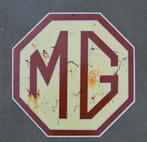 MG rusty look bord 45x45cm MGB MGA MG F V8 MG B GT MG TF, Nieuw, Reclamebord, Ophalen of Verzenden