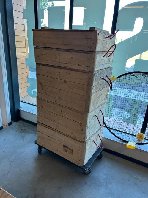 Jerk blocks boxes / gewichthefblokken / gewichtheffen, Sport en Fitness, Fitnessmaterialen, Zo goed als nieuw, Overige typen, Benen