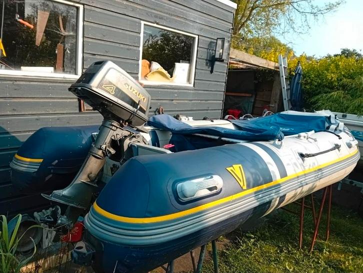Suzuki 4 pk, Vetus Yellow VB 300, Minn Kota 33lbs, Watersport en Boten, Buiten- en Binnenboordmotoren, Zo goed als nieuw, Benzine