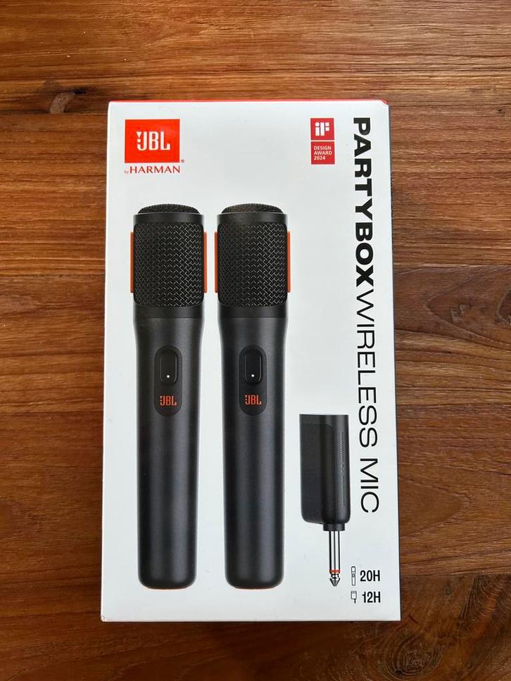 JBL partybox wireless mic (Harman), Muziek en Instrumenten, Microfoons, Nieuw, Zangmicrofoon, Draadloos, Verzenden