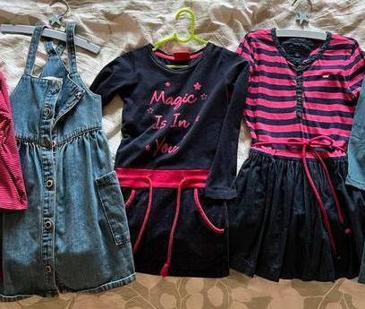 3 mooie meisje jurkjes 110-116 Tommy, Zara, etc., Kinderen en Baby's, Kinderkleding | Maat 110, Gebruikt, Meisje, Jurk of Rok