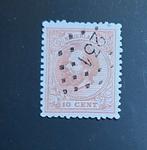 Puntstempel zegel nr 231 Ravestein nvph nr 21, Ophalen of Verzenden