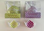 Tea For One dots/stipjes set, Nieuw, Ophalen of Verzenden, Overige stijlen, Kop(pen) en/of Schotel(s)
