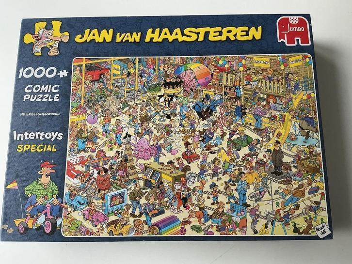 puzzel Jan van Haasteren 1000 stukjes, Hobby en Vrije tijd, Denksport en Puzzels, Zo goed als nieuw, 500 t/m 1500 stukjes, Ophalen