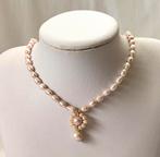 Parelketting, Armband, Oorbellen van Akoya parels 14K, Ophalen of Verzenden, Nieuw, Goud