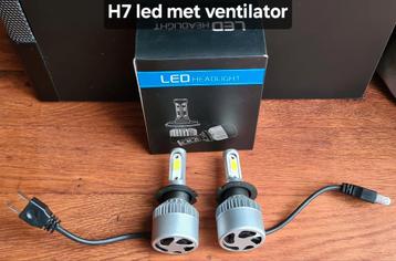 H7 LED Lampen met Ventilator - Nieuw! beschikbaar voor biedingen