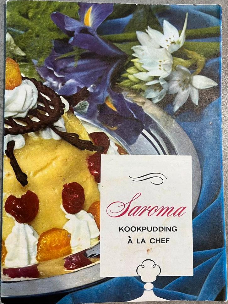 receptenboekje Saroma kookpudding Beetsterzwaag Domburg, Verzamelen, Merken en Reclamevoorwerpen, Zo goed als nieuw, Ophalen of Verzenden