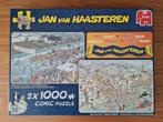 Jan van Haasteren 2x1000 stukjes, Ophalen of Verzenden, 500 t/m 1500 stukjes, Zo goed als nieuw