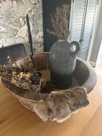 Xxl olijfbak met brynxz pot en accessoires!, Ophalen, Zo goed als nieuw, Rechthoekig, Hout