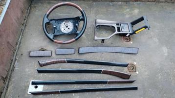 BMW e39 5 serie Muschelahorn sierlijsten + stuur beschikbaar voor biedingen