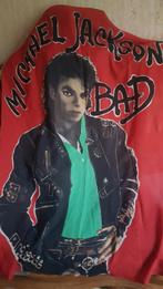 Vintage Super mooie Michael Jackson Vlag Bad Flag doek, Verzamelen, Ophalen of Verzenden, Zo goed als nieuw