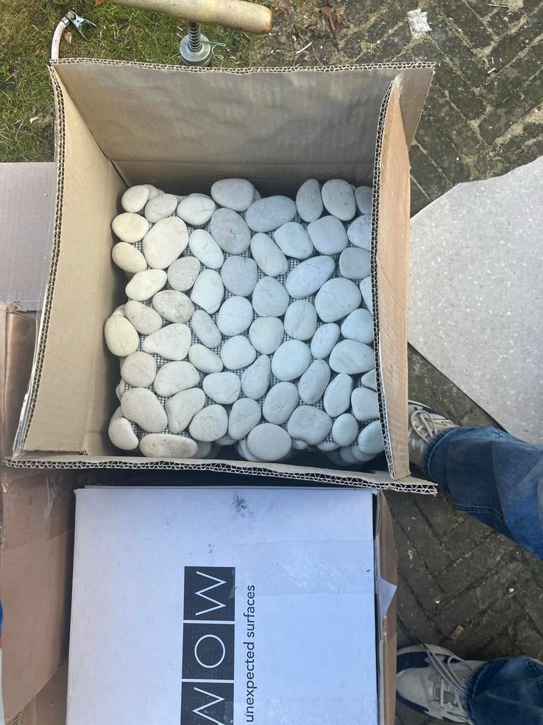 Beach Pebbels tegels - 9m2, Ophalen, Overige materialen, Wandtegels, Nieuw