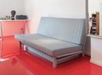 slaapbank, Ophalen, Blauw, Tweepersoons, 140 cm
