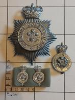 Engelse Politie badges pet, helm, kraag., Verzamelen, Embleem of Badge, Overige soorten, Ophalen of Verzenden, Engeland