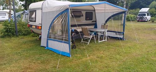 Caravan, Hobby 420 uit 1989, Caravans en Kamperen, Caravans, Particulier, tot en met 4, Hobby, Luifel, Ophalen