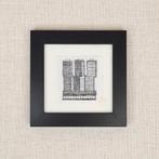 Ets De Rotterdam, Rotterdam 10x10 cm, Huis en Inrichting, Minder dan 50 cm, Oorspronkelijke maker, Nieuw, Ophalen of Verzenden