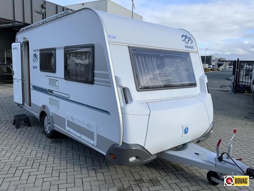Knaus Sport Premium Line 420 QD, Caravans en Kamperen, Caravans, Bedrijf, tot en met 4, 750 - 1000 kg, Rondzit, Knaus, Dwarsbed