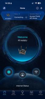 ASUS AiMesh AX6100 (RT-AX92U), Computers en Software, Ophalen, Gebruikt, Router