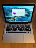 MacBook Pro 13 inch 2015 met oplader, MacBook Pro, 2 tot 3 Ghz, Qwerty, 8 GB