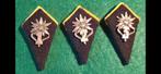 Kraagemblemen Poolse bergjagers. Podhale. Replica's, Verzamelen, Ophalen of Verzenden, Landmacht, Nederland, Embleem of Badge