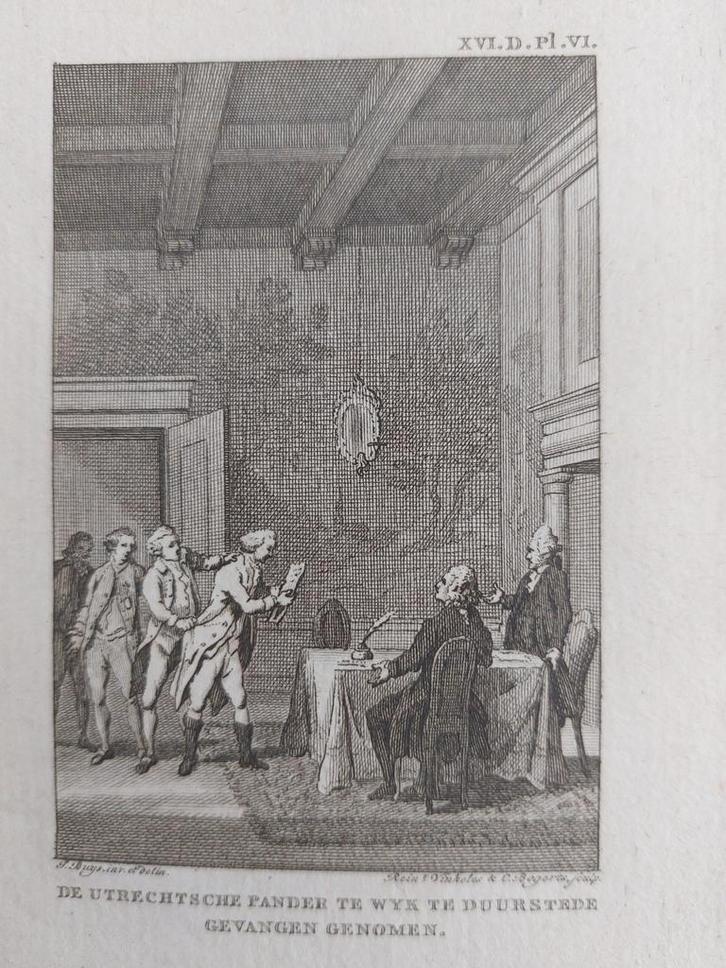 10 / Utrechtse pander gevangen in Wijk bij Duurstede, Antiek en Kunst, Kunst | Etsen en Gravures, Ophalen of Verzenden