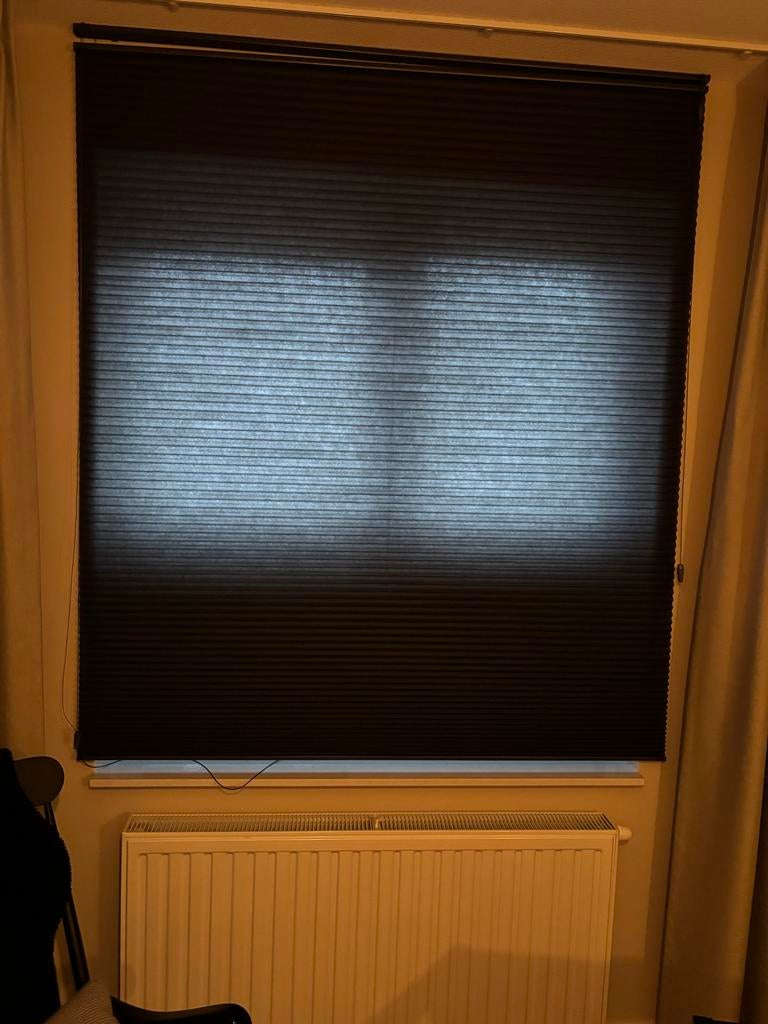 Bece Duette pliche gordijnen - 4 stuks, Huis en Inrichting, Stoffering | Gordijnen en Lamellen, Ophalen, Gebruikt, 200 cm of meer