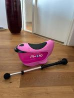 Micro Mini2go zitje en duwstok roze, Fietsen en Brommers, Steps, Ophalen, Zo goed als nieuw, Gewone step, Micro Step Mini