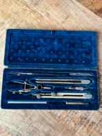 E O Richter passerdoos  ca 1900, Antiek en Kunst, Antiek | Gereedschap en Instrumenten, Ophalen of Verzenden